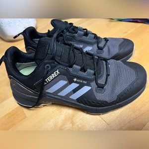 adidas Terrex Black and Gray Athletic Shoes